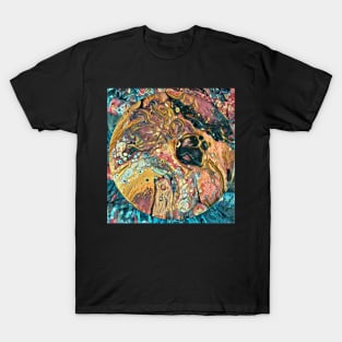 Abstract owl on stump T-Shirt